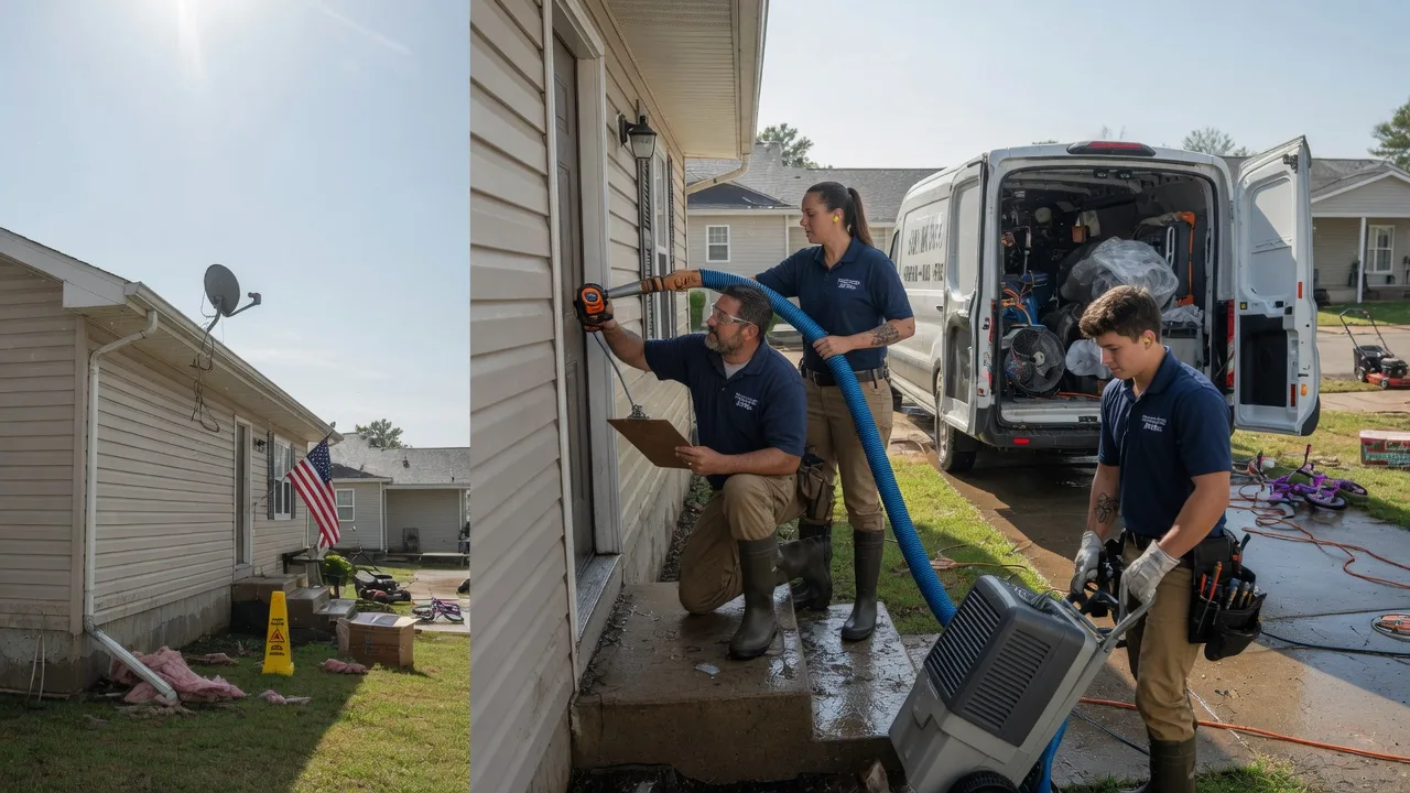 Ceiling Water Damage Restoration in Bedias, TX near me